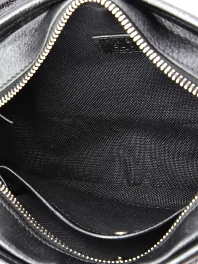 Pre-owned Gucci Camera Bag Jumbo Gg Canvas Mini Crossbody Bag In Black