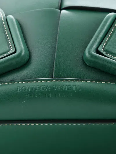 Pre-owned Bottega Veneta Arco Bag Maxi Intrecciato Leather Mini Shoulder Bag In Green