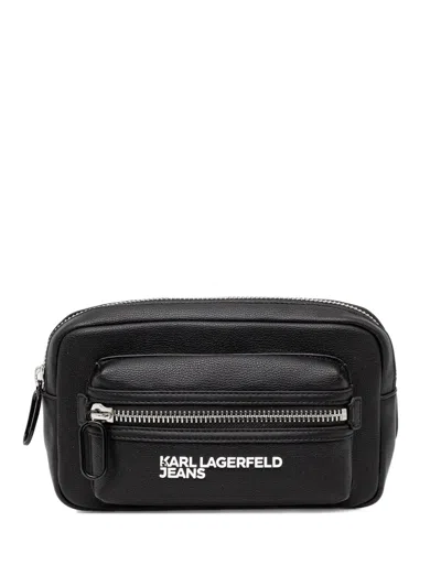 Karl Lagerfeld Jeans Zip-fastening Belt Bag In Pattern