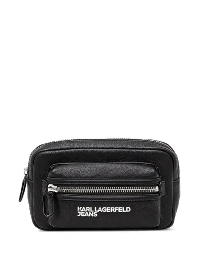 Karl Lagerfeld Jeans Zip-fastening Belt Bag In Pattern