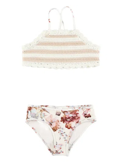 Zimmermann Knit Bikini In Multi