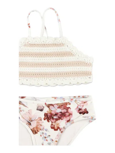 Zimmermann Knit Bikini In Multi