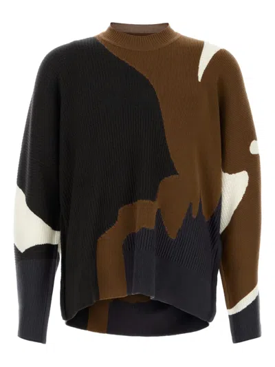 Issey Miyake Agate Sweater In Multi