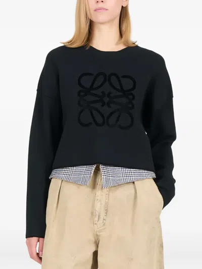 Loewe Anagram-logo Sweater In Multi