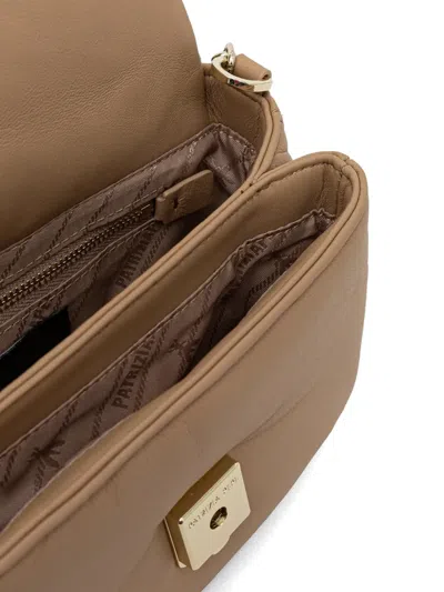 Patrizia Pepe Fly-plaque Cross Body Bag In Red