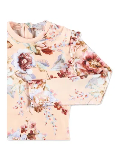 Zimmermann Swimsuit Long Sleeves In Multi