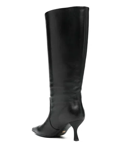 Marc Ellis 70mm Pointed-toe Sculpted-heel Knee-high Boots In Multi