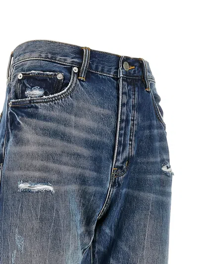 Purple Brand P011 Relaxed Straight Jeans In Blue