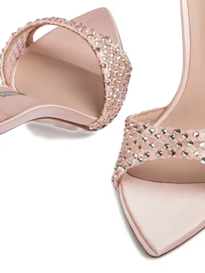 Le Silla 80mm Gilda Embellished Sandals In Pink