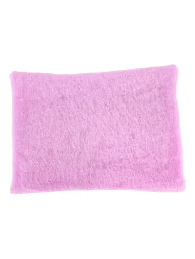 Botto Giuseppe Small Cashmere Scarf In Pink