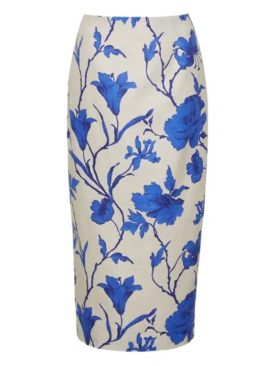 Cara Cara Sienna Floral Pencil Skirt In Multi