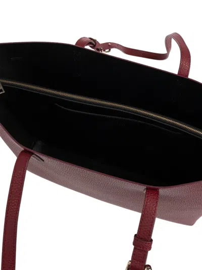 Furla Tie-detail Tote Bag In Orange