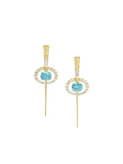 Meredith Young 18k Yellow Gold Diamond Earrings In Gold