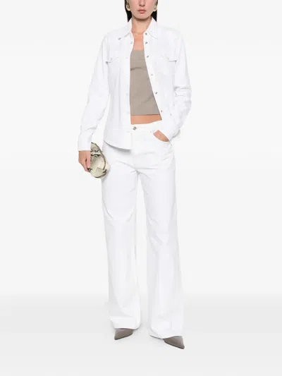 Frame The Stroll Five-pocket Jeans In White