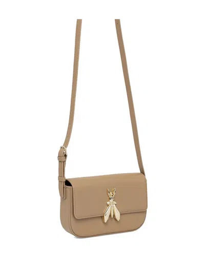 Patrizia Pepe Essential Fly Shoulder Bag In Purple