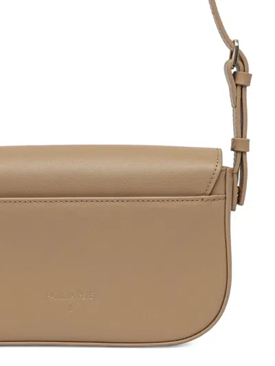 Patrizia Pepe Essential Fly Shoulder Bag In Purple