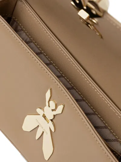 Patrizia Pepe Essential Fly Shoulder Bag In Purple