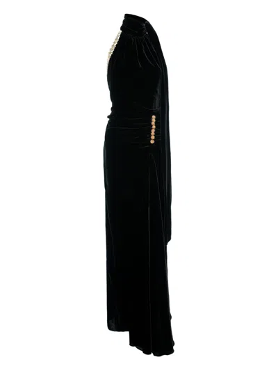 V:pm Atelier Bex Embellished Maxi Dress In Black