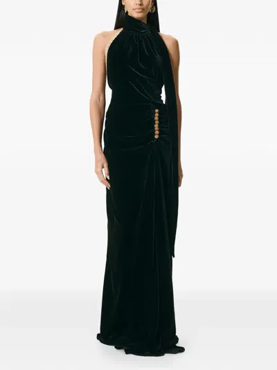 V:pm Atelier Bex Embellished Maxi Dress In Black