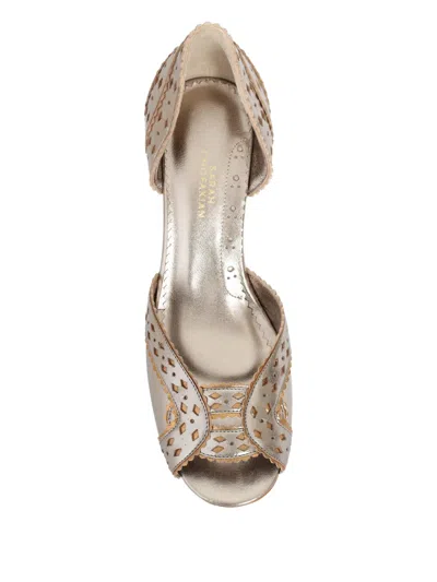 Sarah Chofakian 65mm Secret Garden Cut-out Sandals In Multi