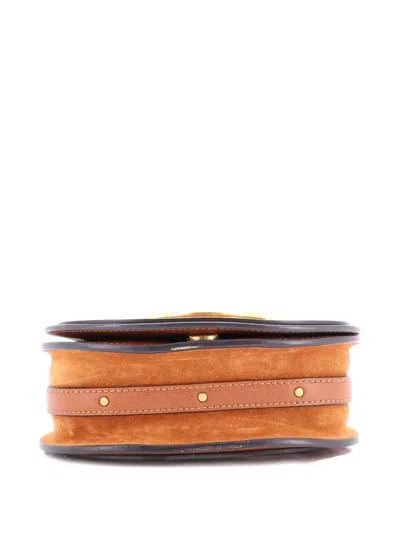 Pre-owned Chloé Nile Leather Small Crossbody Bag In Brown