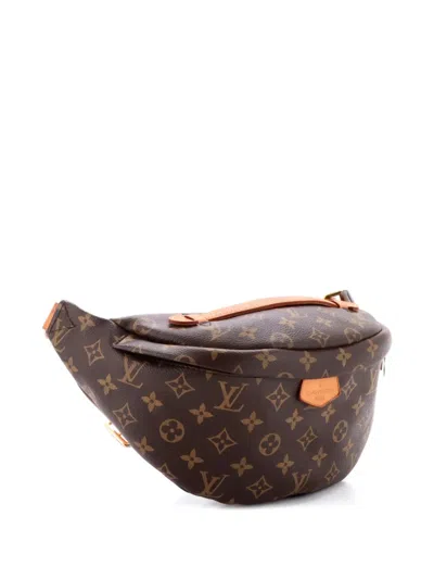 Pre-owned Louis Vuitton Bum Bag Monogram Canvas Belt Bag In Brown