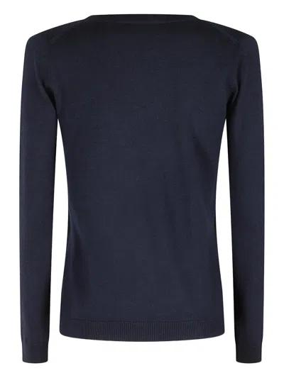 Gran Sasso V-neck Top In Blue