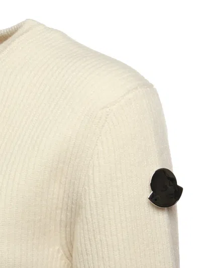 Moncler X Jil Sander Logo-patch Sweater In Multi