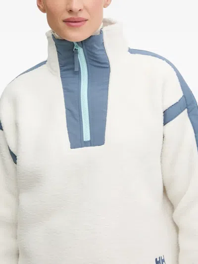 Helly Hansen Zip Stripe Top In Neutral