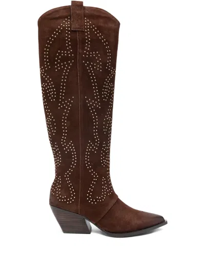 Marc Ellis 65mm Studded Boots In Multi