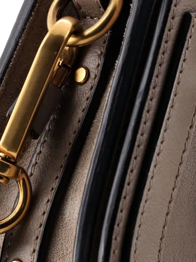 Pre-owned Chloé Nile Leather Small Crossbody Bag In Gray