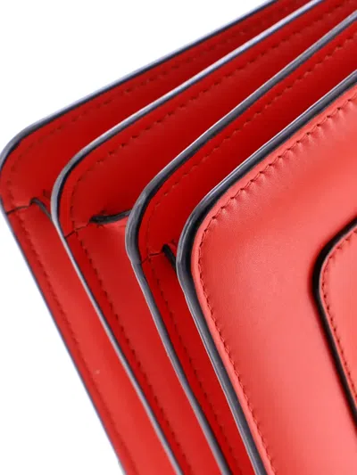 Pre-owned Bvlgari Serpenti Forever Top Handle Bag Leather Small Satchel In Orange