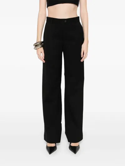 Medeea Rings-detail Trousers In Black