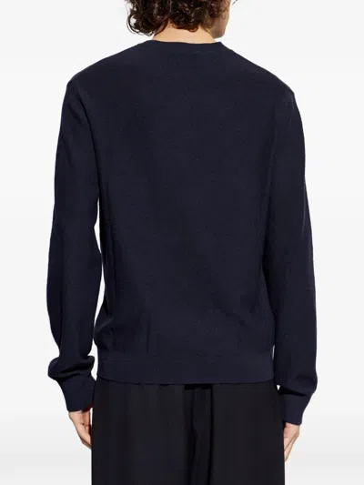 Loewe X Louis Wain Embroidered Wool Sweater In Blue