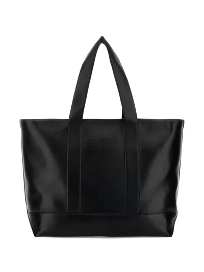 Alexander Mcqueen Rectangular Leather Shopping Tote Top Handles In Pattern