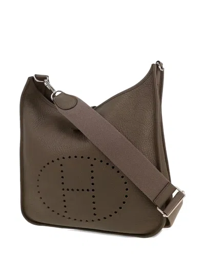 Pre-owned Hermes 2019 Evelyne Iii Shoulder Bag In Brown