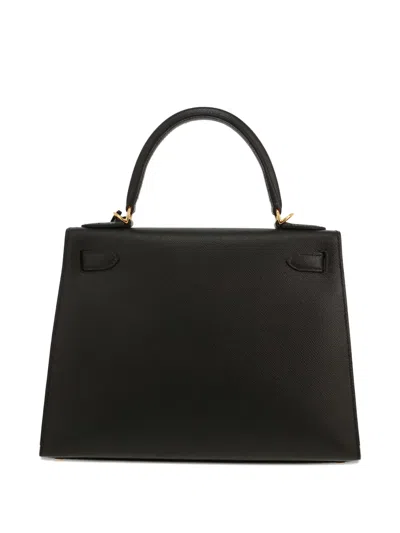 Pre-owned Hermes 2020 Kelly 28 Tote Bag In Black