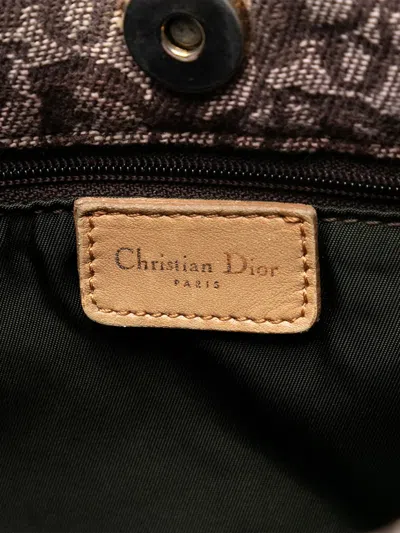 Pre-owned Dior 2011 Issimo Trotter Canvas Tote Bag In Brown