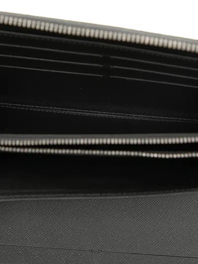 Pre-owned Louis Vuitton 2021-2025 Monogram Eclipse Zippy Organizer Wallet Long Wallets In Black