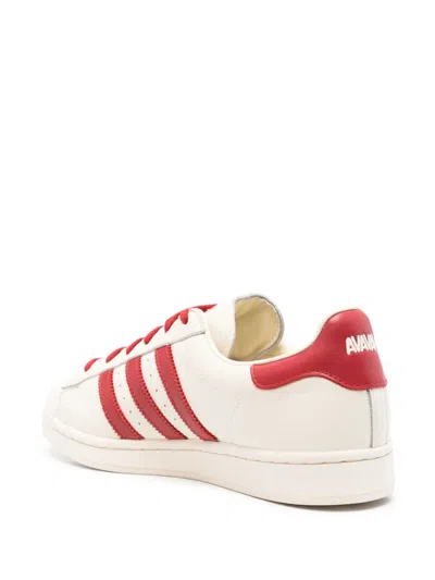 Adidas Originals X Avavav Superfinger Superstar Buckle-detail Sneakers In White