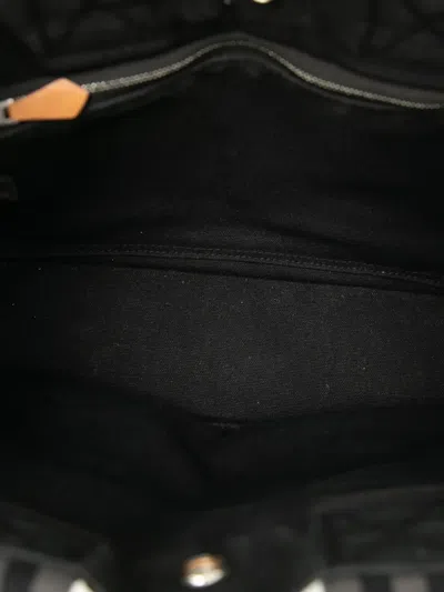 Pre-owned Hermes 1990-2010 Canvas Fourre Tout Pm Tote Bag In Black