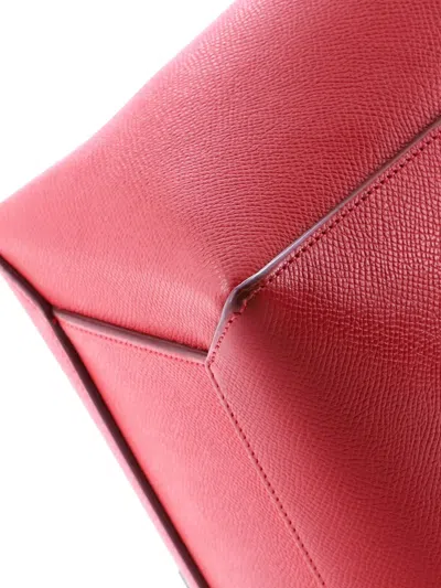 Pre-owned Celine Belt Bag Calfskin Mini Satchel In Red