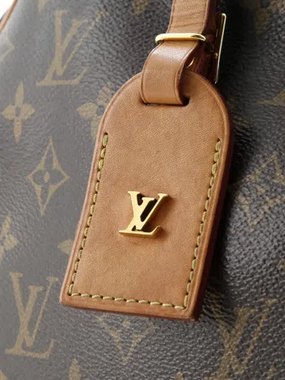 Pre-owned Louis Vuitton Boite Chapeau Souple Bag Monogram Canvas Mm Shoulder Bag In Brown
