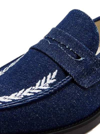 Duke & Dexter Wilde Penny-strap Loafers In Animal Print