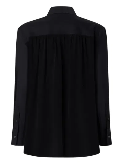 Pinko Crepe Shirt In Black
