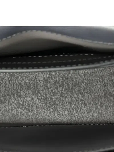 Pre-owned Givenchy 4g Leather Medium Shoulder Bag In Gray