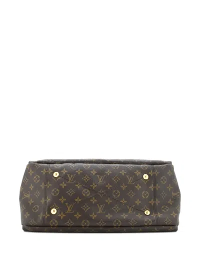 Pre-owned Louis Vuitton Artsy Handbag Monogram Canvas Mm Hobo Bag In Brown