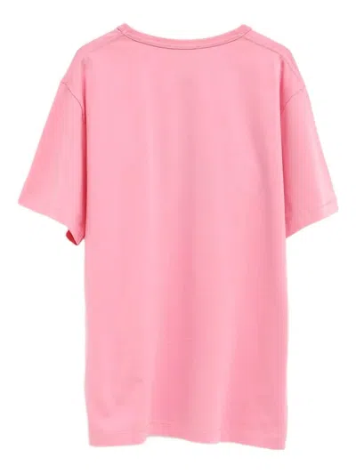 Jw Anderson Embroidered T-shirt In Pink