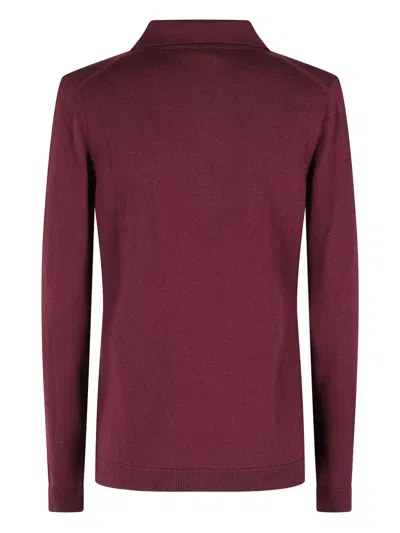 Gran Sasso V-neck Sweater In Red