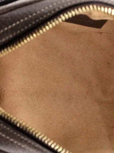 Pre-owned Gucci Ophidia Gg Coated Canvas Small Belt Bag In Brown